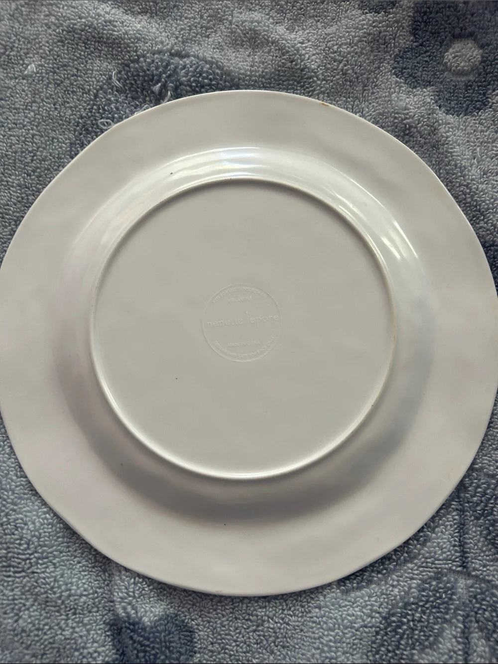 Nanette Lepore Blue & Teal Sea Turtle Melamine Salad Plates (Set of 4)